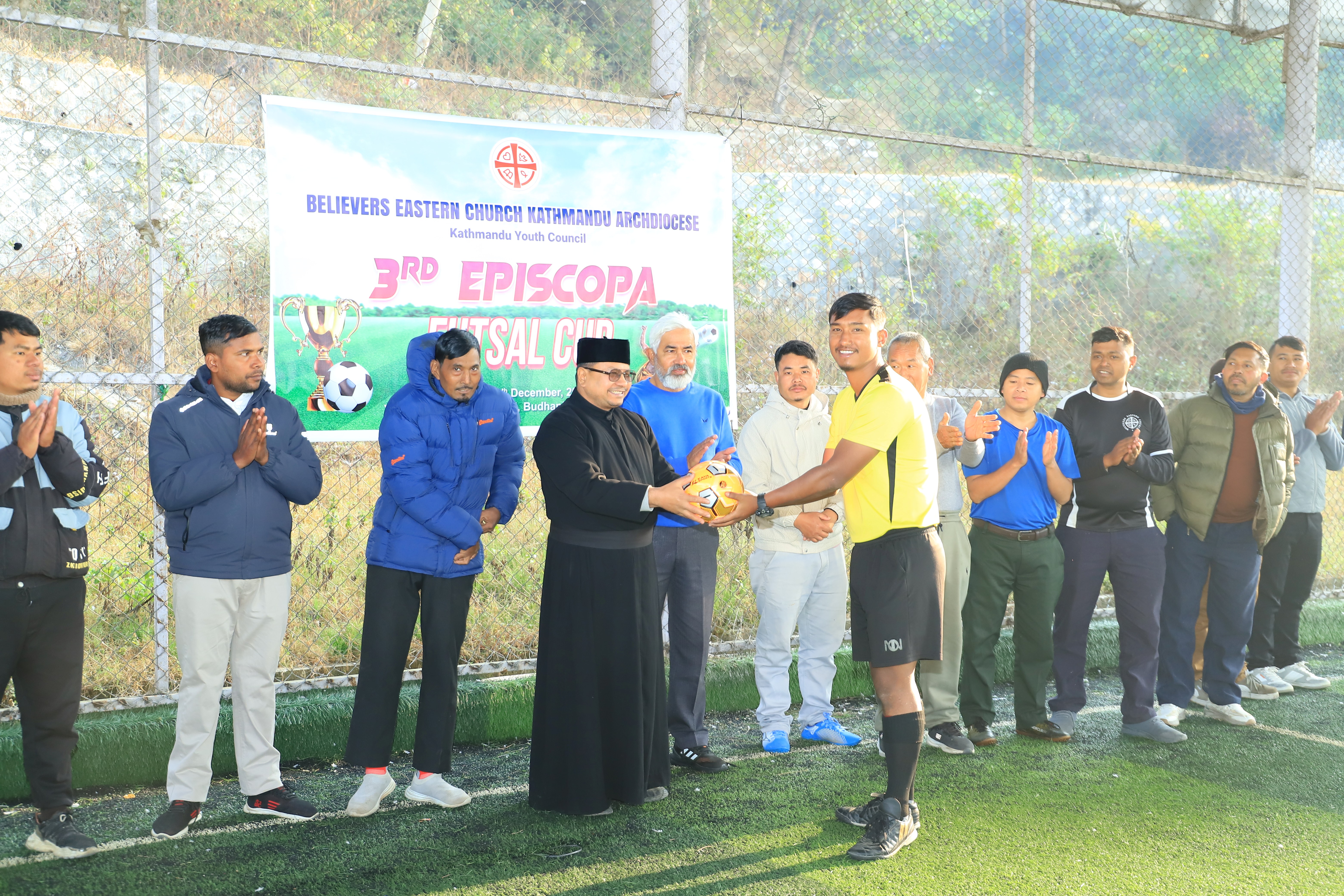 Believers Youth Hosted the Third Episcopa Futsal Match