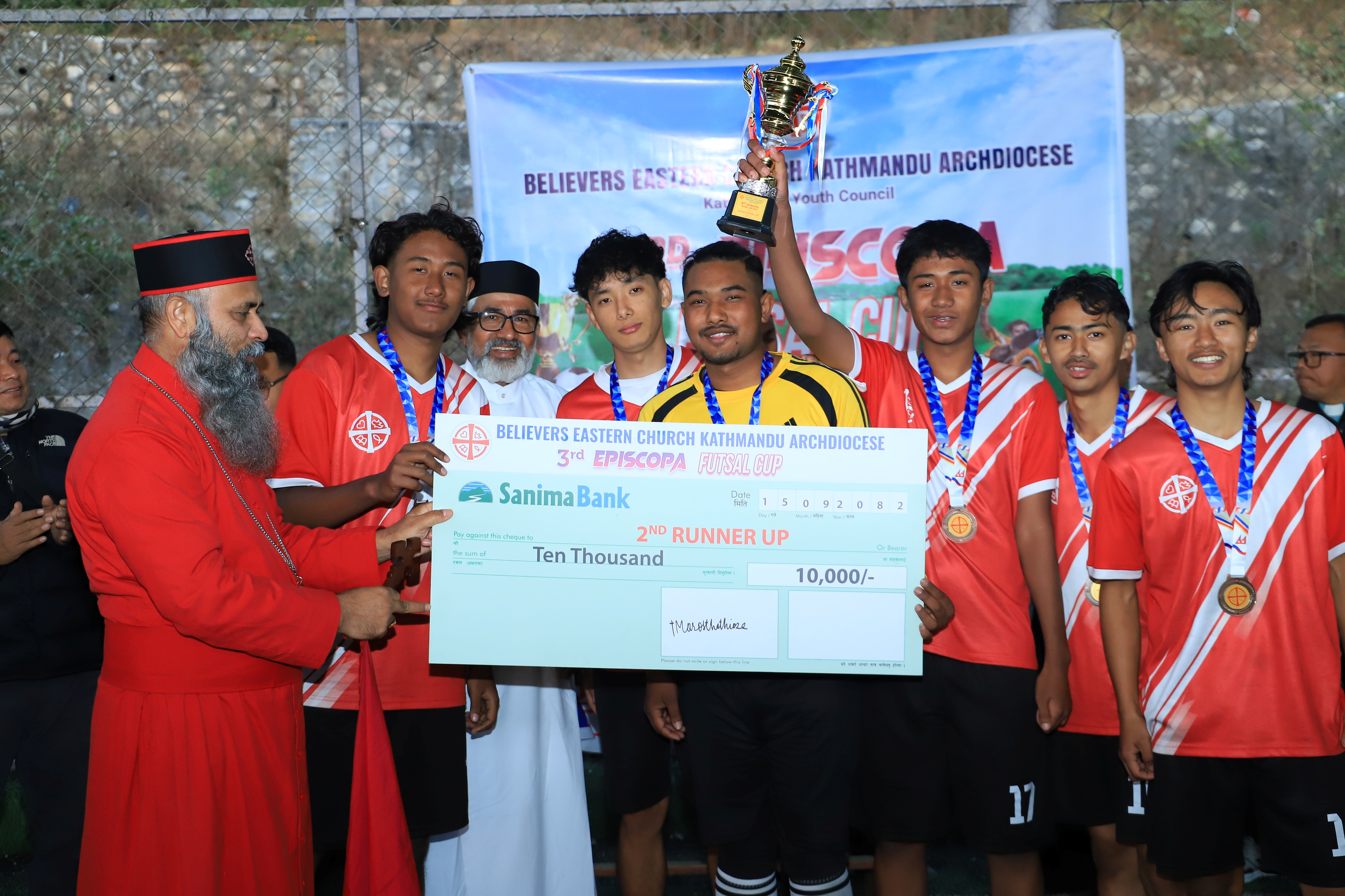 Believers Youth Hosted the Third Episcopa Futsal Match