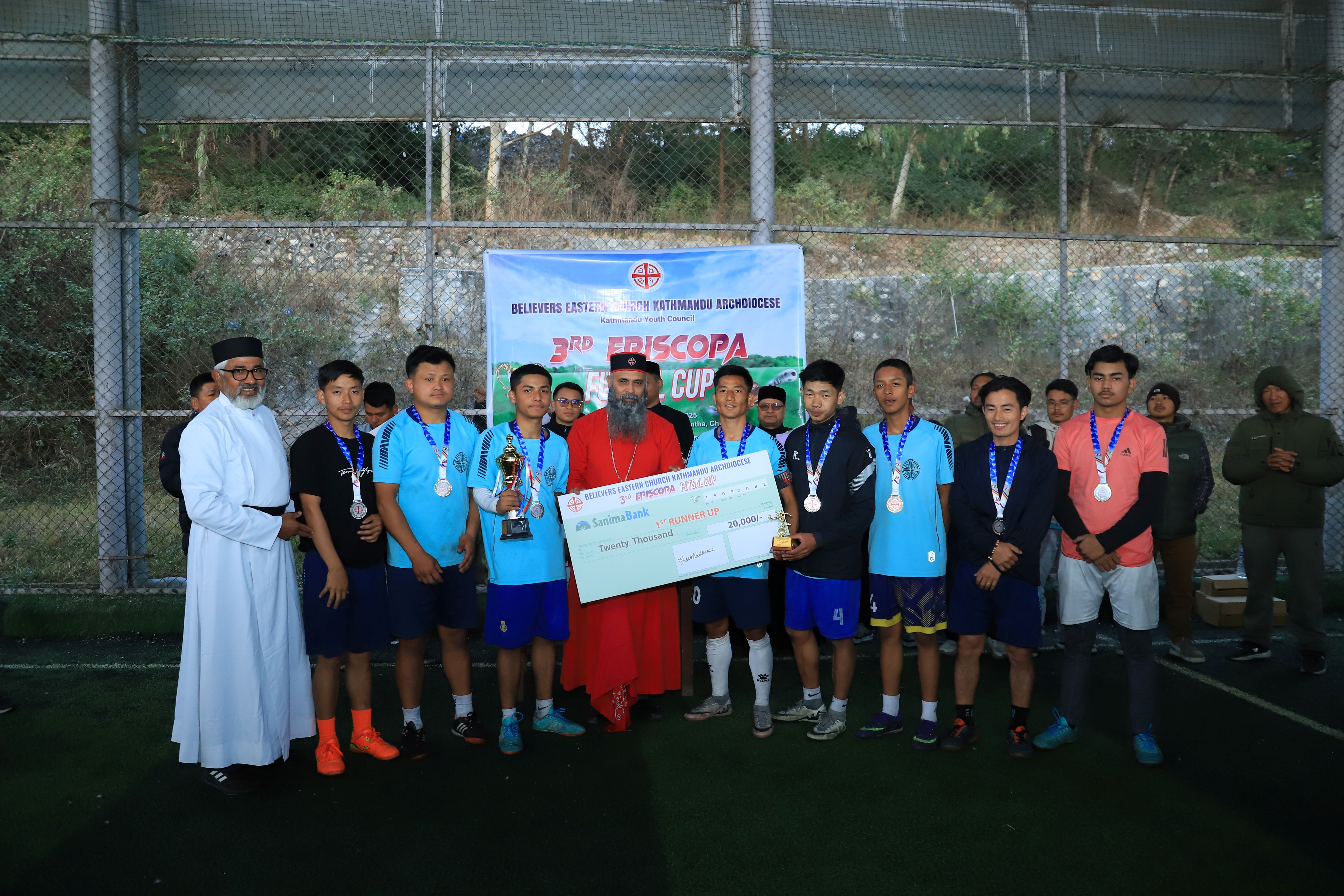 Believers Youth Hosted the Third Episcopa Futsal Match