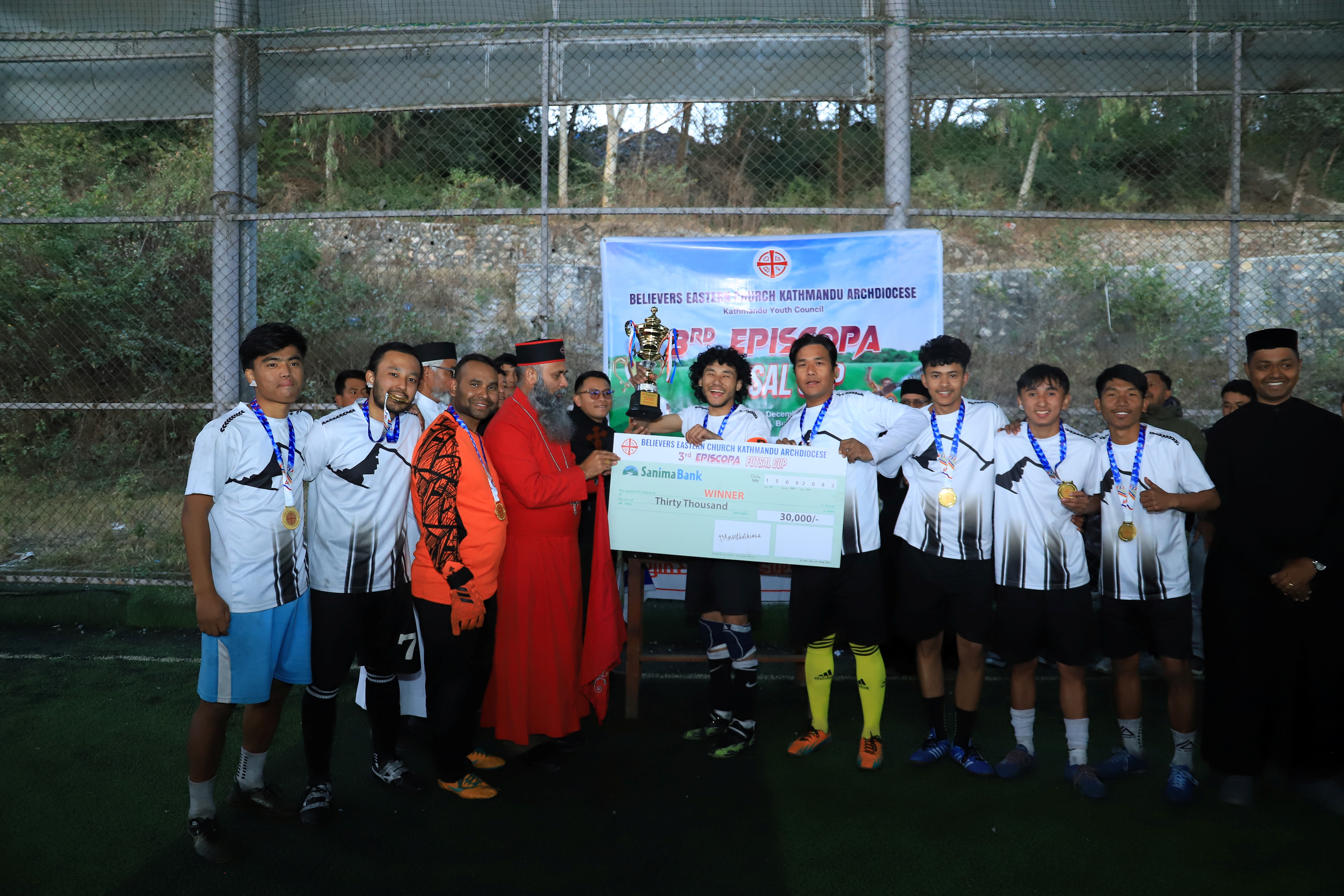 Believers Youth Hosted the Third Episcopa Futsal Match